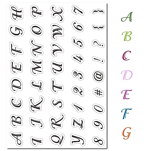 craspire Buchstaben Und Zahlen, Durchsichtige Gummistempel, Alphabet AZ, Initiale, Transparent, Silikonsiegel, Stempel Für Journaling, Kartengestaltung, Freunde, DIY, Scrapbooking, Fotorahmen craspire Buchstaben Und Zahlen, Durchsichtige Gummistempel, Alphabet AZ, Initiale, Transparent, Silikonsiegel, Stempel Für Journaling, Kartengestaltung, Freunde, DIY, Scrapbooking, Fotorahmen von craspire