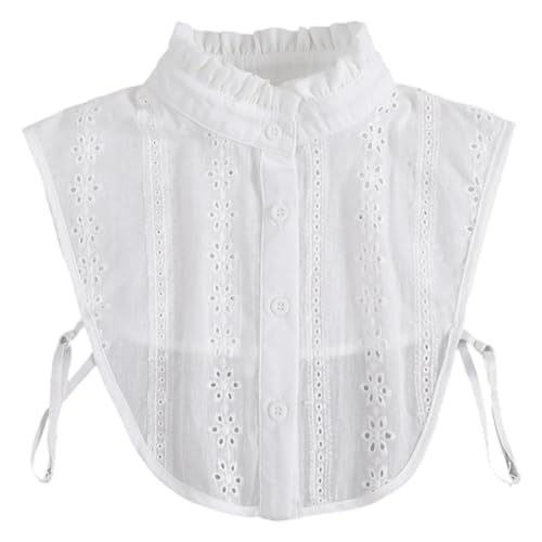 craspire Falscher Kragen Weiße Spitze Abnehmbare Bluse Dicke Kragen Halbe Hemden Blusen Ausschnittbesatz Dekoration DIY Kleidungszubehör Für Damen Büro Arbeit Pullover Kleider Uniform Jacke T Shirt craspire Falscher Kragen Weiße Spitze Abnehmbare Bluse Dicke Kragen Halbe Hemden Blusen Ausschnittbesatz Dekoration DIY Kleidungszubehör Für Damen Büro Arbeit Pullover Kleider Uniform Jacke T Shirt von craspire