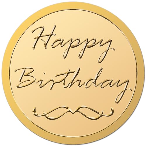 craspire Happy Birthday Goldfolie Geprägte Aufkleber Folien Siegelaufkleber Golden Selbstklebend Zertifikat Auszeichnungen Siegel Prägung Für Umschlag Versiegelung Zertifikate Hochzeit Einladung craspire Happy Birthday Goldfolie Geprägte Aufkleber Folien Siegelaufkleber Golden Selbstklebend Zertifikat Auszeichnungen Siegel Prägung Für Umschlag Versiegelung Zertifikate Hochzeit Einladung von craspire
