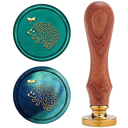 craspire Igel Wachs-Siegel-Stempel, Tierversiegelungswachsstempel Retro Holzstempel Wachssiegel 25 mm Abnehmbar Messingdichtung Holzgriff Für Umschlag Einladung Hochzeit Verschönerung Flasche craspire Igel Wachs-Siegel-Stempel, Tierversiegelungswachsstempel Retro Holzstempel Wachssiegel 25 mm Abnehmbar Messingdichtung Holzgriff Für Umschlag Einladung Hochzeit Verschönerung Flasche von craspire