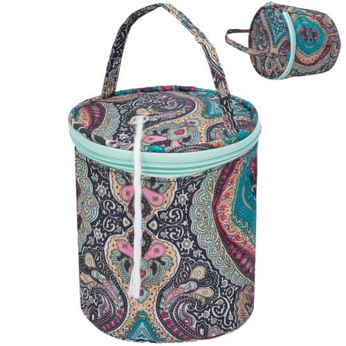 craspire Kleine Garntasche Mit Blumenmuster Mini Garn Aufbewahrungsbeutel Mit Löchern Tragbarer Garn Aufbewahrungskoffer Mini Projekt Organizer Häkelgarn Nähzubehör Zum Tragen von Häkelnadeln craspire Kleine Garntasche Mit Blumenmuster Mini Garn Aufbewahrungsbeutel Mit Löchern Tragbarer Garn Aufbewahrungskoffer Mini Projekt Organizer Häkelgarn Nähzubehör Zum Tragen von Häkelnadeln von craspire