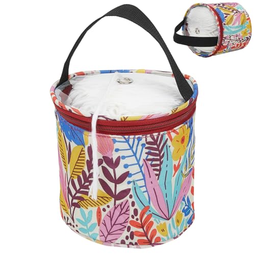 craspire Kleine Garntasche Mit Bunten Blumen Mini Garn Aufbewahrungsbeutel Mit Löchern Tragbarer Garn Aufbewahrungskoffer Mini Projekt Organizer Häkelgarn Nähzubehör Zum Tragen von Häkelnadeln craspire Kleine Garntasche Mit Bunten Blumen Mini Garn Aufbewahrungsbeutel Mit Löchern Tragbarer Garn Aufbewahrungskoffer Mini Projekt Organizer Häkelgarn Nähzubehör Zum Tragen von Häkelnadeln von craspire