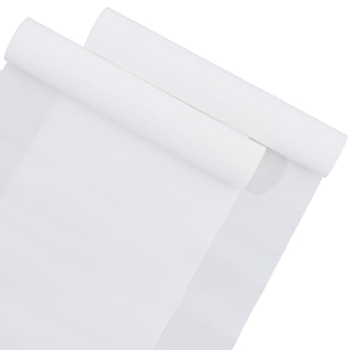 craspire Krepppapier 2 Rolle 25 m X 25cm Weiß Zum Selbermachen Verpacken von Blumen Basteln Geburtstagsfeiern Seidenpapier Dekoration Hochzeitsdekoration Handgefertigt Für Feiern Zum Schulabschluss von craspire