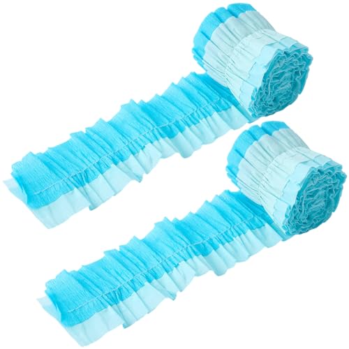 craspire Krepppapier Luftschlangen 2 Rolle 3 m X 7cm Blau Seidenpapier Dekorationen Für Geburtstagspartys Hochzeiten DIY Bastelarbeiten Luftschlangen Zum Feiern von Abschlussfeiern Jubiläen craspire Krepppapier Luftschlangen 2 Rolle 3 m X 7cm Blau Seidenpapier Dekorationen Für Geburtstagspartys Hochzeiten DIY Bastelarbeiten Luftschlangen Zum Feiern von Abschlussfeiern Jubiläen von craspire