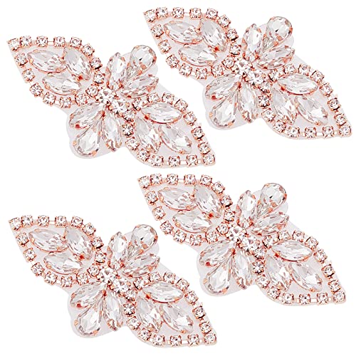 craspire Kristall-Strassapplikationen, 4 Stück, Hochzeitsapplikationen Zum Aufbügeln, Strass, Hot Fix, Applikationen Für Braut, Hochzeit, Schärpe, Kristallgürtel, Kleid, DIY, Nähen, Kopfbedeckungen craspire Kristall-Strassapplikationen, 4 Stück, Hochzeitsapplikationen Zum Aufbügeln, Strass, Hot Fix, Applikationen Für Braut, Hochzeit, Schärpe, Kristallgürtel, Kleid, DIY, Nähen, Kopfbedeckungen von craspire