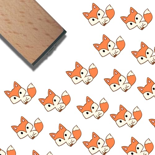 craspire Mini Holzstempel 3/5 Zoll Fuchs Tier Süßes Muster Kleine Holzstempel Vintage Wiederverwendbarer Druck Für DIY Bastelkarten Scrapbooking Journaling Alben Karten Planer Umschläge craspire Mini Holzstempel 3/5 Zoll Fuchs Tier Süßes Muster Kleine Holzstempel Vintage Wiederverwendbarer Druck Für DIY Bastelkarten Scrapbooking Journaling Alben Karten Planer Umschläge von craspire