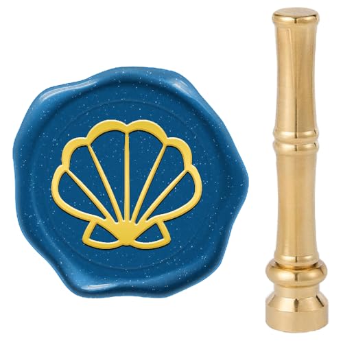 craspire Muschel Wachssiegelstempel Retro Siegelwachsstempel 15mm Abnehmbarer Messingkopf Mit Bambus Metallgriff Für Heimwerker Scrapbooking Einladungen Geschenkpapier Umschläge Weinpakete craspire Muschel Wachssiegelstempel Retro Siegelwachsstempel 15mm Abnehmbarer Messingkopf Mit Bambus Metallgriff Für Heimwerker Scrapbooking Einladungen Geschenkpapier Umschläge Weinpakete von craspire