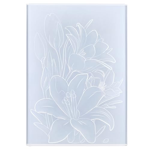 craspire Prägefolder Mit Blumenmuster 3D Prägefolder Weißer Kunststoff Frühlingsblumenmuster Textur Hintergrund Papiermaschinen Vorlagenschablonen Für Heimwerker Kunst Basteln Karten Scrapbooking craspire Prägefolder Mit Blumenmuster 3D Prägefolder Weißer Kunststoff Frühlingsblumenmuster Textur Hintergrund Papiermaschinen Vorlagenschablonen Für Heimwerker Kunst Basteln Karten Scrapbooking von craspire