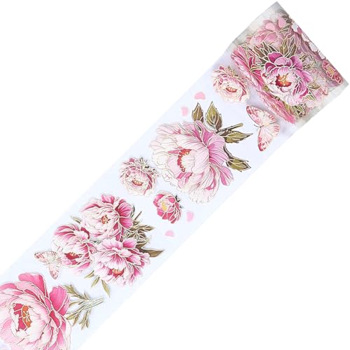 craspire Scrapbook Blumenband 2 m Lang Rosa Geblümtes Junk Journal Klebeband Rosa Rosenblüten PET Transparentes Dekoratives Abdeckband Für Journaling Scrapbooking Basteln Tagebücher Künstlerbedarf craspire Scrapbook Blumenband 2 m Lang Rosa Geblümtes Junk Journal Klebeband Rosa Rosenblüten PET Transparentes Dekoratives Abdeckband Für Journaling Scrapbooking Basteln Tagebücher Künstlerbedarf von craspire