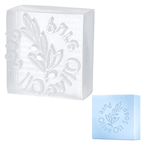 craspire Seifenform Stempel Harz Olive Handgemachtes Geschenk Seifenkapitel Handgemachte Stempelform Abdruckstempel Für DIY Handgemachte Seife Zubehör Handwerk Kunst Geschenk von craspire