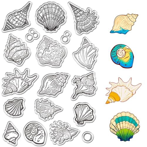 craspire Transparente Gummistempel In Muschelform Ozean Transparente Silikondichtung Meer Transparenter Stempel Zum Kartenmachen Blasenmuschel Versiegelung DIY Scrapbooking Journaling Fotoalbum craspire Transparente Gummistempel In Muschelform Ozean Transparente Silikondichtung Meer Transparenter Stempel Zum Kartenmachen Blasenmuschel Versiegelung DIY Scrapbooking Journaling Fotoalbum von craspire