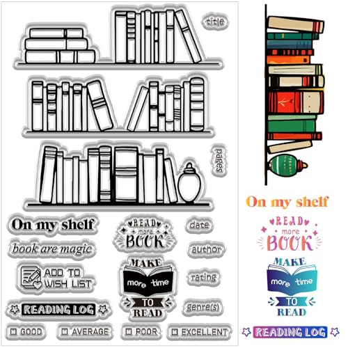 craspire Transparente Stempel Mit Vintage Büchern Und Bücherregalen Zum Gestalten von Karten Wörter Transparente Gummistempel Wiederverwendbarer Silikonstempel Basteln DIY Scrapbooking Fotos Album craspire Transparente Stempel Mit Vintage Büchern Und Bücherregalen Zum Gestalten von Karten Wörter Transparente Gummistempel Wiederverwendbarer Silikonstempel Basteln DIY Scrapbooking Fotos Album von craspire