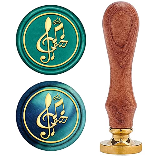 CRASPIRE Wachs-Siegel-Stempel, Jahrgang Wachssiegelstempel Musikalische Notation Retro Holzstempel Abnehmbar Messingkopf 25 mm Für Hochzeit Umschläge Einladungen Verschönerung CRASPIRE Wachs-Siegel-Stempel, Jahrgang Wachssiegelstempel Musikalische Notation Retro Holzstempel Abnehmbar Messingkopf 25 mm Für Hochzeit Umschläge Einladungen Verschönerung von craspire