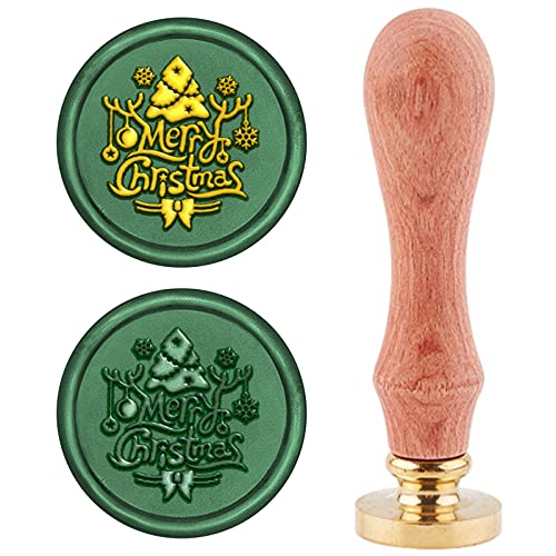 craspire Wachs-Siegel-Stempel Frohe Weihnachten, Schnee Siegellack Stempel Weihnachtsbaumgeweih Retro Holzstempel Wachssiegel 25 mm Abnehmbar Messingkopf Holzgriff Für Party Einladung Umschlag craspire Wachs-Siegel-Stempel Frohe Weihnachten, Schnee Siegellack Stempel Weihnachtsbaumgeweih Retro Holzstempel Wachssiegel 25 mm Abnehmbar Messingkopf Holzgriff Für Party Einladung Umschlag von craspire