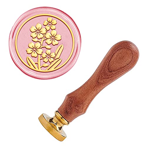 CRASPIRE Wachssiegel Stempel Blume, Vergiss Mich Nicht Siegelwachsstempel Retro Holzstempel Wachssiegel 25 mm Abnehmbar Messingkopf Holzgriff Für Umschlag Einladung Hochzeit Verschönerung CRASPIRE Wachssiegel Stempel Blume, Vergiss Mich Nicht Siegelwachsstempel Retro Holzstempel Wachssiegel 25 mm Abnehmbar Messingkopf Holzgriff Für Umschlag Einladung Hochzeit Verschönerung von craspire