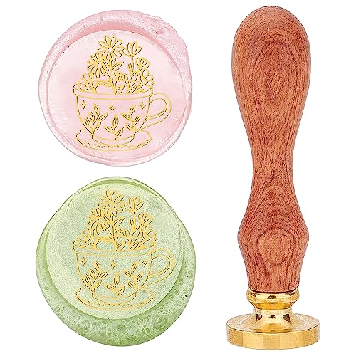 craspire Wachssiegel-Stempelbecher, 25 mm, Abnehmbarer Messingkopf, Retro-Vintage-Siegelwachsstempel Mit Holzgriff Für Hochzeit, Party, Weihnachten, Umschläge, Einladungen, Geschenkpapier, Dekoration craspire Wachssiegel-Stempelbecher, 25 mm, Abnehmbarer Messingkopf, Retro-Vintage-Siegelwachsstempel Mit Holzgriff Für Hochzeit, Party, Weihnachten, Umschläge, Einladungen, Geschenkpapier, Dekoration von craspire