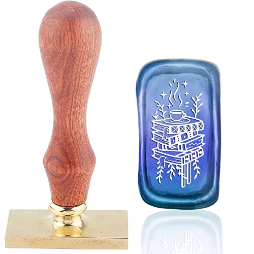 CRASPIRE Wachssiegel Stempelbuch Vintage Siegellack Stempel Kaffee Rechteck Abnehmbarer Messingkopf Siegelstempel Mit Holzgriff Für Hochzeitseinladungen Valentinstag Geschenkpapier CRASPIRE Wachssiegel Stempelbuch Vintage Siegellack Stempel Kaffee Rechteck Abnehmbarer Messingkopf Siegelstempel Mit Holzgriff Für Hochzeitseinladungen Valentinstag Geschenkpapier von craspire
