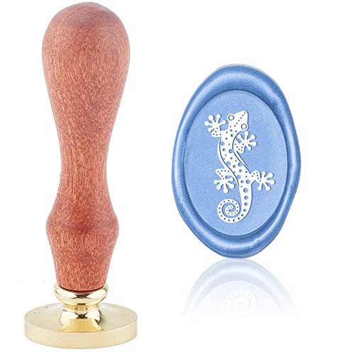 craspire Wachssiegelstempel Gecko Vintage Siegellackstempel Oval Abnehmbarer Messingkopf Siegelstempel Mit Holzgriff Für Hochzeitseinladungen Thanksgiving Valentinstag Geschenkpapier craspire Wachssiegelstempel Gecko Vintage Siegellackstempel Oval Abnehmbarer Messingkopf Siegelstempel Mit Holzgriff Für Hochzeitseinladungen Thanksgiving Valentinstag Geschenkpapier von craspire