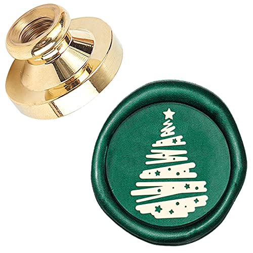 craspire Weihnachtsbaum-Siegelwachsstempel, Stern, Frohe Weihnachten, X'Mas EVE, 25 mm, Austauschbarer Wachssiegelstempel, Messingkopf, Für Weihnachtseinladungen, Umschläge, Karten, Feiertage craspire Weihnachtsbaum-Siegelwachsstempel, Stern, Frohe Weihnachten, X'Mas EVE, 25 mm, Austauschbarer Wachssiegelstempel, Messingkopf, Für Weihnachtseinladungen, Umschläge, Karten, Feiertage von craspire