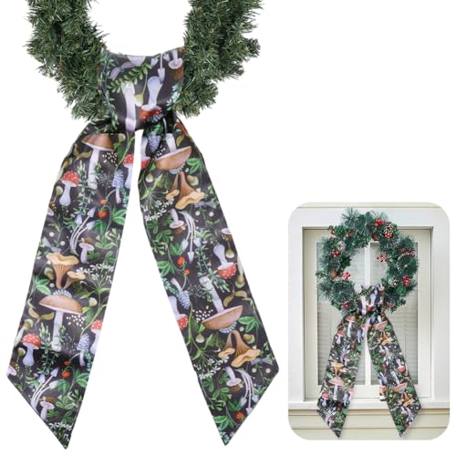 craspire Weihnachtskranzschärpe Für Die Haustür Pilzpflanze Schwarze Herbstschärpen Für Kränze Stickerei Monogramm Hof Türöffnung Innen Und Außenbereich Wandband Schleife Heimdekoration Hochzeit craspire Weihnachtskranzschärpe Für Die Haustür Pilzpflanze Schwarze Herbstschärpen Für Kränze Stickerei Monogramm Hof Türöffnung Innen Und Außenbereich Wandband Schleife Heimdekoration Hochzeit von craspire