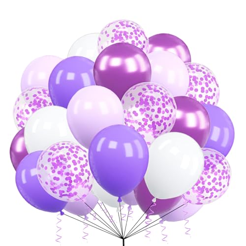 30 Stück Luftballons Packung Lila Chrom, Lila Pastell, Weiß Luftballons 10 Zoll Luftballons, Latex Ballons Geburtstag Party Ballon Dekoration für Hochzeit Baby Shower Abschlussfeier Jubiläum 30 Stück Luftballons Packung Lila Chrom, Lila Pastell, Weiß Luftballons 10 Zoll Luftballons, Latex Ballons Geburtstag Party Ballon Dekoration für Hochzeit Baby Shower Abschlussfeier Jubiläum von creative balloons