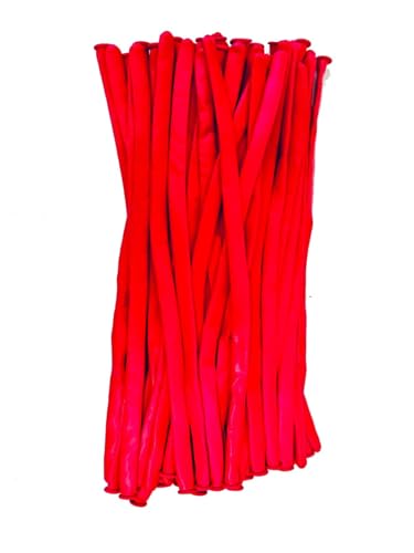50 Stück Modellierballon, rot, 260 Q, lange Luftballons zum Binden von Ballonbögen, Tieren, zum Verdrehen, magische Luftballons, Kindergeburtstag, Hochzeit, Partyzubehör 50 Stück Modellierballon, rot, 260 Q, lange Luftballons zum Binden von Ballonbögen, Tieren, zum Verdrehen, magische Luftballons, Kindergeburtstag, Hochzeit, Partyzubehör von creative balloons
