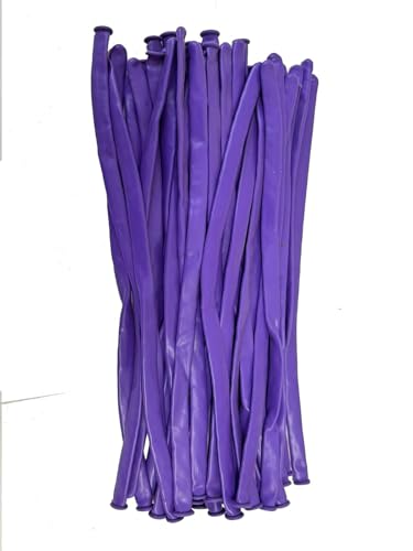 50 Stück Modellierballon Lila 260Q Lange Ballons zum Binden von Ballonbogen Tiere machen Verdrehte magische Ballons Kinder Geburtstag Hochzeit Party Supplies von creative balloons