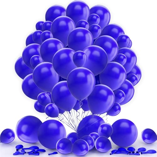 Blaue Luftballons, 30,5 cm, blauer Latexballon, 50 Stück, runde Partyballons für Geburtstag, Abschlussfeier, Babyparty, Baseball, nautische Geschlechtsoffenbarung, Hochzeit, Party-Dekorationen Blaue Luftballons, 30,5 cm, blauer Latexballon, 50 Stück, runde Partyballons für Geburtstag, Abschlussfeier, Babyparty, Baseball, nautische Geschlechtsoffenbarung, Hochzeit, Party-Dekorationen von creative balloons