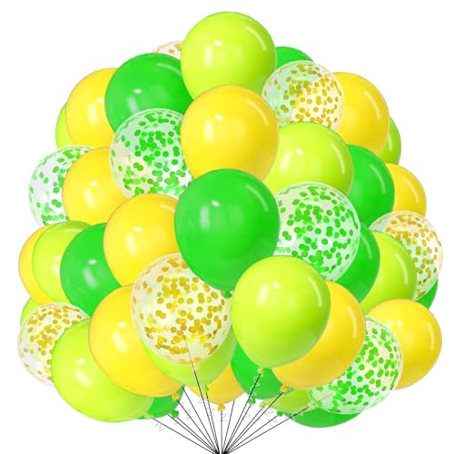 Gelbe grüne Luftballons, 30 Stück, 25,4 cm, Obstgrün, Gelb, Konfetti-Ballon, für Damen und Herren, Geburtstag, Hochzeit, Jahrestag, Verlobung, Abschlussfeier, Junggesellenabschied, Hawaii, Gelbe grüne Luftballons, 30 Stück, 25,4 cm, Obstgrün, Gelb, Konfetti-Ballon, für Damen und Herren, Geburtstag, Hochzeit, Jahrestag, Verlobung, Abschlussfeier, Junggesellenabschied, Hawaii, von creative balloons