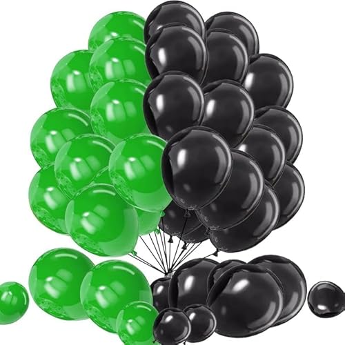 Grüne und schwarze Luftballons, 25 Stück, 25 Stück, schwarze grüne Luftballons, Videospiel-Ballons für Jungen, Männer, Gamer, Dschungel, Fußball, Thema, Geburtstag, Babyparty, Party-Dekorationen Grüne und schwarze Luftballons, 25 Stück, 25 Stück, schwarze grüne Luftballons, Videospiel-Ballons für Jungen, Männer, Gamer, Dschungel, Fußball, Thema, Geburtstag, Babyparty, Party-Dekorationen von creative balloons