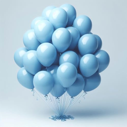 Hellblaue Luftballons, 50 Stück, 30,5 cm, himmelblaue Latex-Luftballons für Geburtstagsparty, Hochzeit, Babyparty, Jungen, Mädchen, Geschlechtsoffenbarung, Events, Dekorationen Hellblaue Luftballons, 50 Stück, 30,5 cm, himmelblaue Latex-Luftballons für Geburtstagsparty, Hochzeit, Babyparty, Jungen, Mädchen, Geschlechtsoffenbarung, Events, Dekorationen von creative balloons