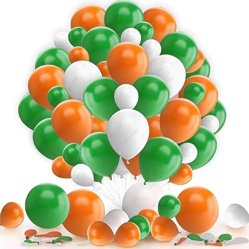 Luftballons für St. Patrick's Day, Grün, Weiß, Orange, 25 Stück, 25 Stück, starke Latexballons, irische Dekorationen, Partyballons für Kinder, Party, Hochzeit, Geburtstag, Dekorationen Luftballons für St. Patrick's Day, Grün, Weiß, Orange, 25 Stück, 25 Stück, starke Latexballons, irische Dekorationen, Partyballons für Kinder, Party, Hochzeit, Geburtstag, Dekorationen von creative balloons
