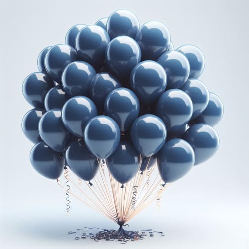 Marineblaue Luftballons, 50 Stück, 30,5 cm, Nachtblau, Themenballons für Abschlussfeier, Geburtstag, Hochzeit, Babyparty, Jungen, Jubiläumsdekoration Marineblaue Luftballons, 50 Stück, 30,5 cm, Nachtblau, Themenballons für Abschlussfeier, Geburtstag, Hochzeit, Babyparty, Jungen, Jubiläumsdekoration von creative balloons
