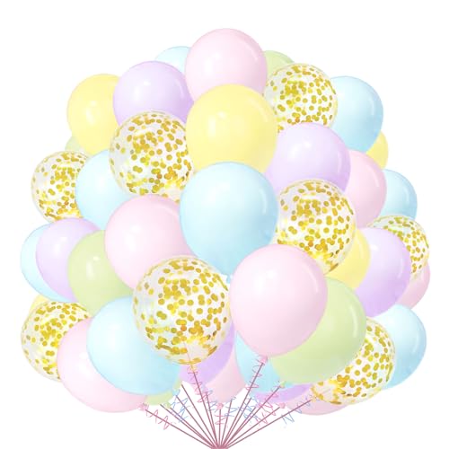 Pastell-Luftballons, 30 Stück, 25,4 cm, Pastell-Regenbogenfarben, mehrfarbig, Macron-Geburtstagsballons für Mädchen, Damen, Geburtstagsparty, Hochzeit, Babyparty, Party-Dekoration Pastell-Luftballons, 30 Stück, 25,4 cm, Pastell-Regenbogenfarben, mehrfarbig, Macron-Geburtstagsballons für Mädchen, Damen, Geburtstagsparty, Hochzeit, Babyparty, Party-Dekoration von creative balloons