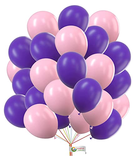 Creative Balloons Rosa Lila 12,7 cm Metallic-Chrom-Luftballons, 30 Stück, Uni-Erwachsene & Kinder, Geburtstag & Weihnachten Creative Balloons Rosa Lila 12,7 cm Metallic-Chrom-Luftballons, 30 Stück, Uni-Erwachsene & Kinder, Geburtstag & Weihnachten von creative balloons