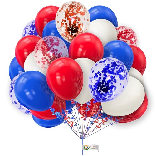 Rot und Blau Weiß Luftballons 30 Stück Luftballons 10 Zoll Rot Blau Weiß Latex Ballons Konfetti Rot Blau Luftballons Metallic Ballons für Geburtstag Abschluss Jubiläum Party Hintergrund Dekorationen Rot und Blau Weiß Luftballons 30 Stück Luftballons 10 Zoll Rot Blau Weiß Latex Ballons Konfetti Rot Blau Luftballons Metallic Ballons für Geburtstag Abschluss Jubiläum Party Hintergrund Dekorationen von creative balloons