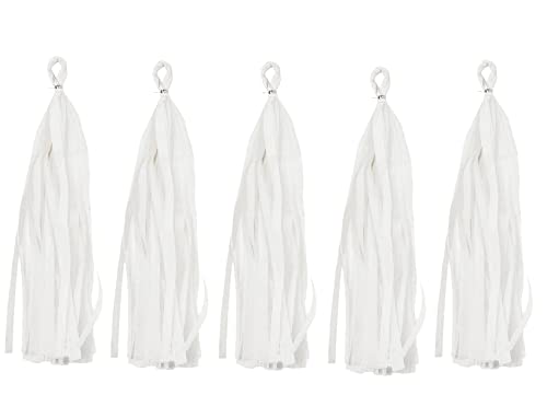 Seidenpapier Quasten Dekorative Wandbehang Quaste Girlande Banner Weiße Quasten für Handwerk Heimdekoration Hochzeit Geburtstag Babyparty Party Supplies 5 Stück Seidenpapier Quasten Dekorative Wandbehang Quaste Girlande Banner Weiße Quasten für Handwerk Heimdekoration Hochzeit Geburtstag Babyparty Party Supplies 5 Stück von creative balloons