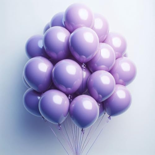 Violette Luftballons, 50 Stück, lila, 30,5 cm, Latex-Luftballons für Kindergeburtstage, Hochzeiten, Jahrestage, Abschlussfeiern, Motto-Party-Dekorationen von creative balloons