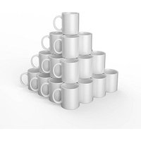 36 cricut™ 340 ml/12 oz. Keramiktassen für Tassenpresse weiß von cricut™