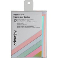 cricut™ Joy Einlegekarten für Schneideplotter mehrfarbig,  12 St. von cricut™