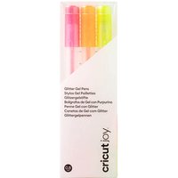 cricut™ Joy Glitzer-Gelstifte für Schneideplotter 3 St. farbsortiert (neonpink, neonorange, neongelb), 3 St. von cricut™