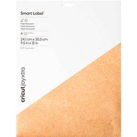 cricut™ Joy Xtra Smart Label Papier für Schneideplotter braun 24,1 x 30,5 cm,  4 St. von cricut™