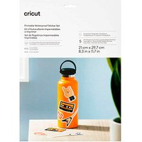 cricut™ bedruckbare Aufkleberfolie für Schneideplotter transparent holografisch,  5 St. von cricut™