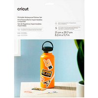 cricut™ bedruckbare Aufkleberfolie für Schneideplotter weiß,  5 St. von cricut™
