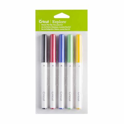 Fine Point Pen Stifteset Basic 0,4mm 5 Stück von cricut