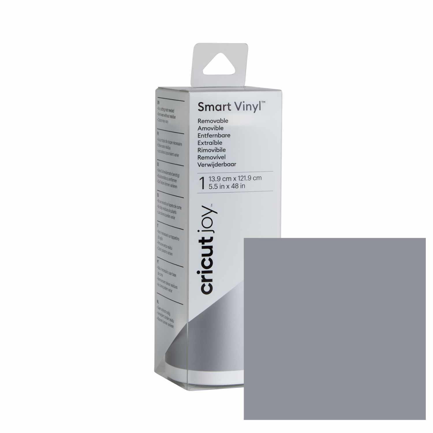 Cricut Joy Smart Vinyl Removable 13,9x121,9cm silber Cricut Joy Smart Vinyl Removable 13,9x121,9cm silber von Cricut