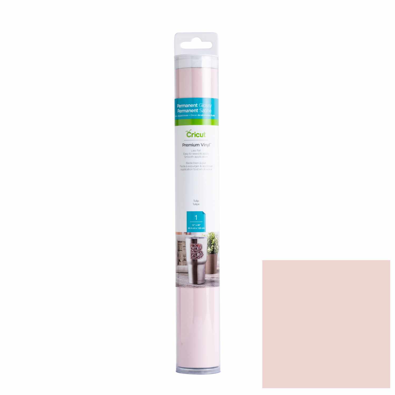 Cricut Premium Vinyl Permanent 30,5x120cm hellrosa Cricut Premium Vinyl Permanent 30,5x120cm hellrosa von Cricut