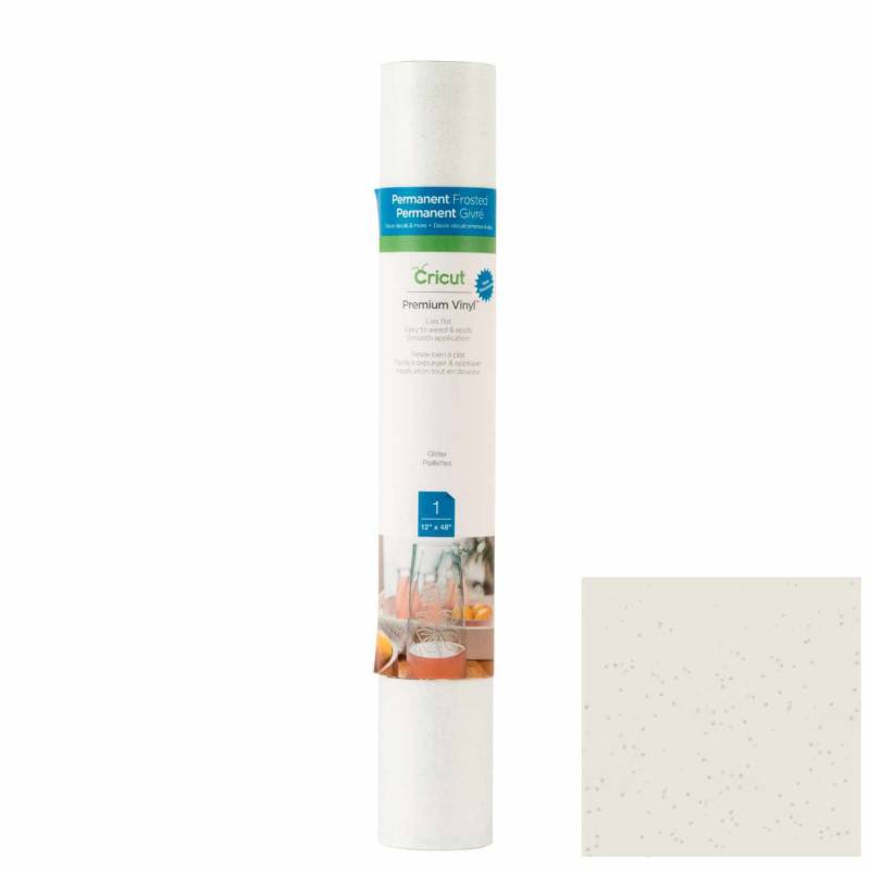cricut Premium Vinyl Permanent 30,5x122 cm Frosted Glitter von cricut