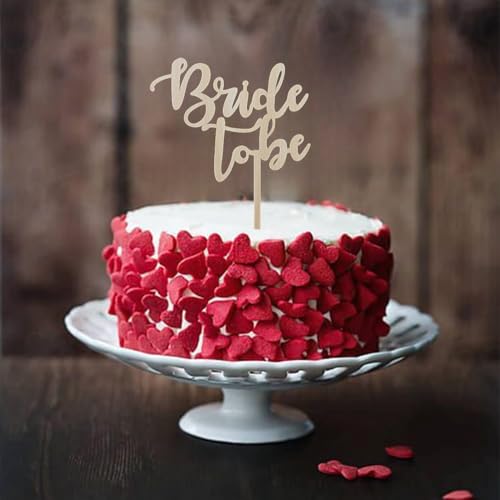Rustikaler Tortenaufsatz aus Holz mit Aufschrift "Bride To Me", elegante Brautparty und Hochzeitstortendekoration, Brautparty, Kuchendekoration, natürliche Farbe, für Hochzeitsdusche, Verlobung Rustikaler Tortenaufsatz aus Holz mit Aufschrift "Bride To Me", elegante Brautparty und Hochzeitstortendekoration, Brautparty, Kuchendekoration, natürliche Farbe, für Hochzeitsdusche, Verlobung von crsppior