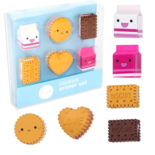 6 stücke Box verpackt Nette Kawaii Cookies Radiergummis, Keks Radiergummis Schule Schreibwaren Kreative für Studenten 6 stücke Box verpackt Nette Kawaii Cookies Radiergummis, Keks Radiergummis Schule Schreibwaren Kreative für Studenten von cuhostki